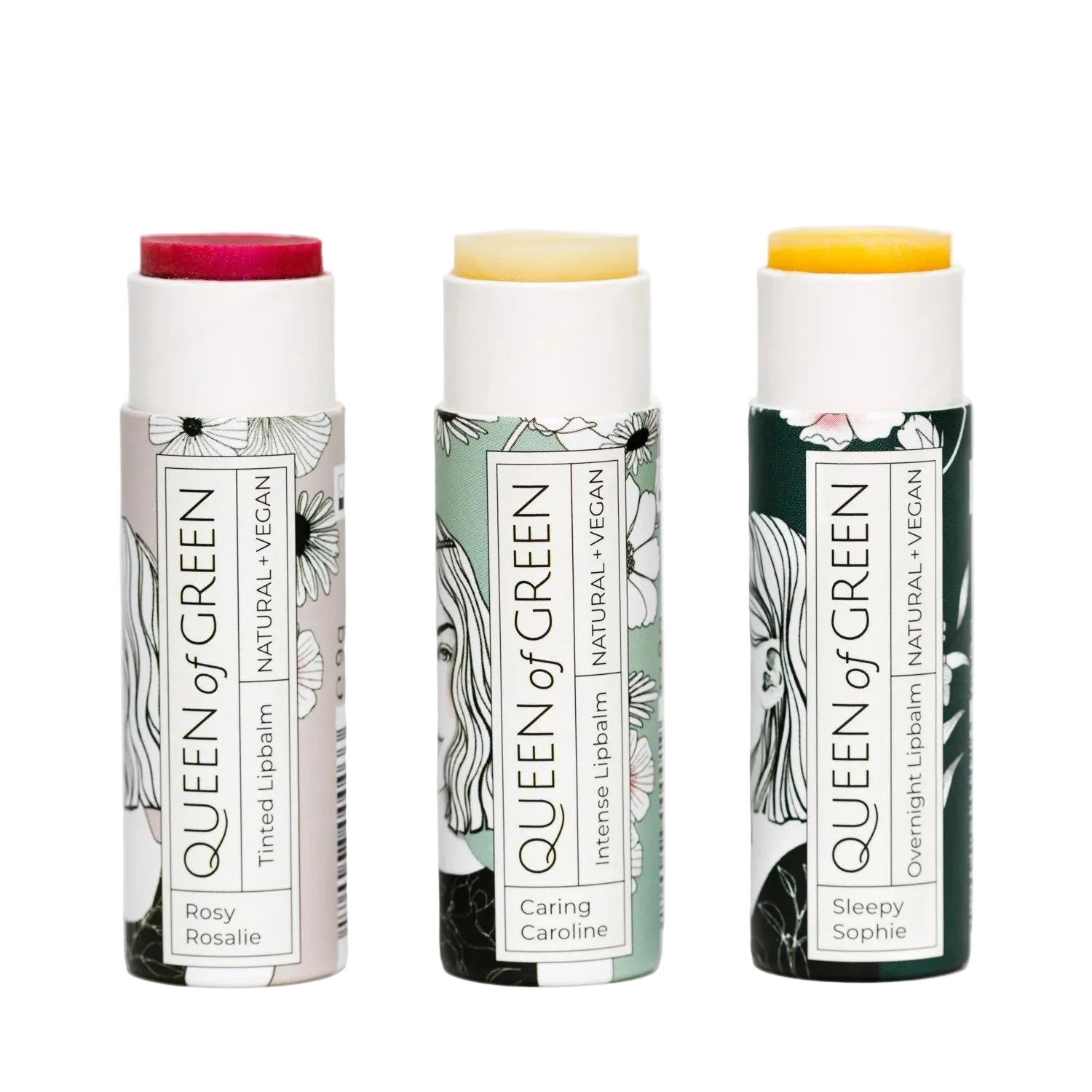 Lippenbalsam Queen of Green, natürlich, vegan und plastikfrei