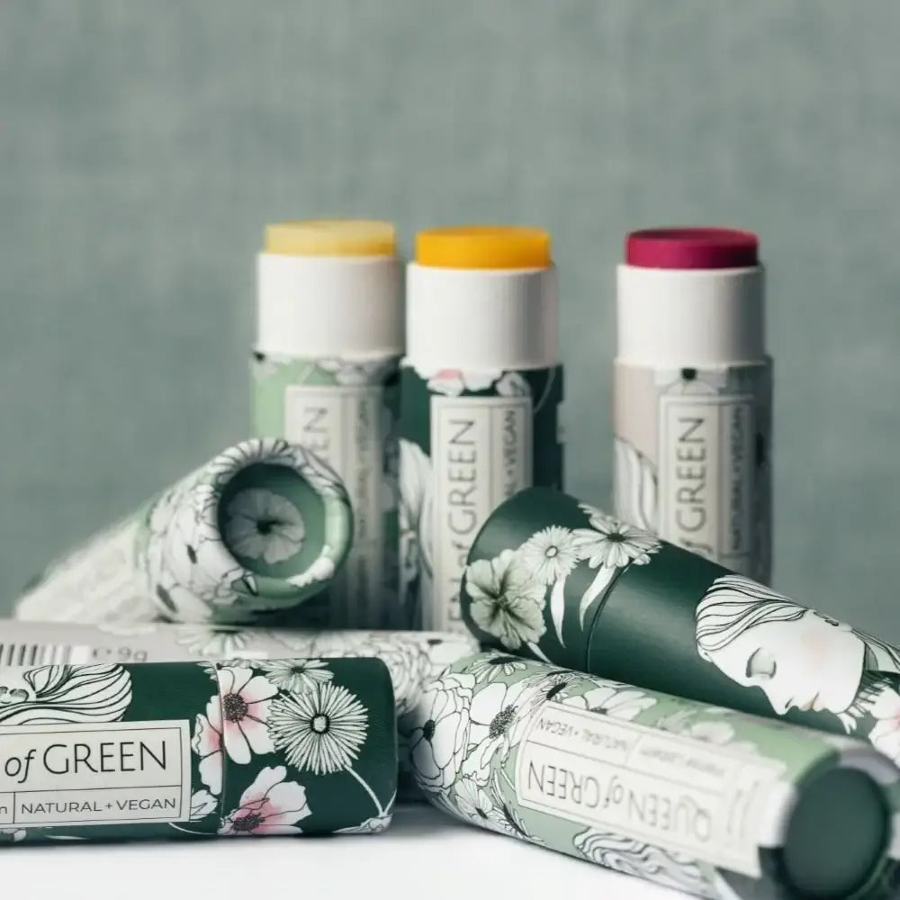 Lippenbalsam Queen of Green, natürlich, vegan und plastikfrei