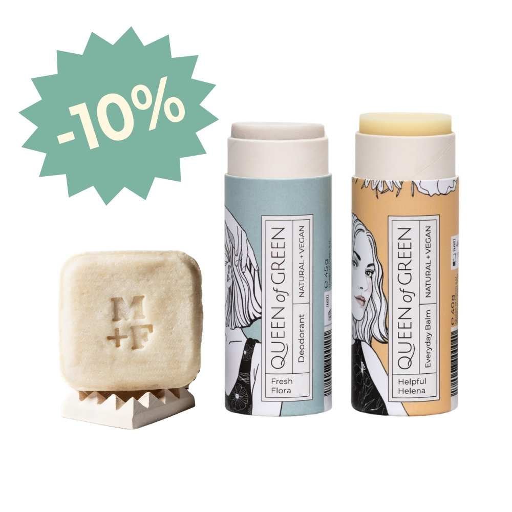 Das Urlaubs-Set mit Deo, Hautpflege und Shampoo/Duschgel